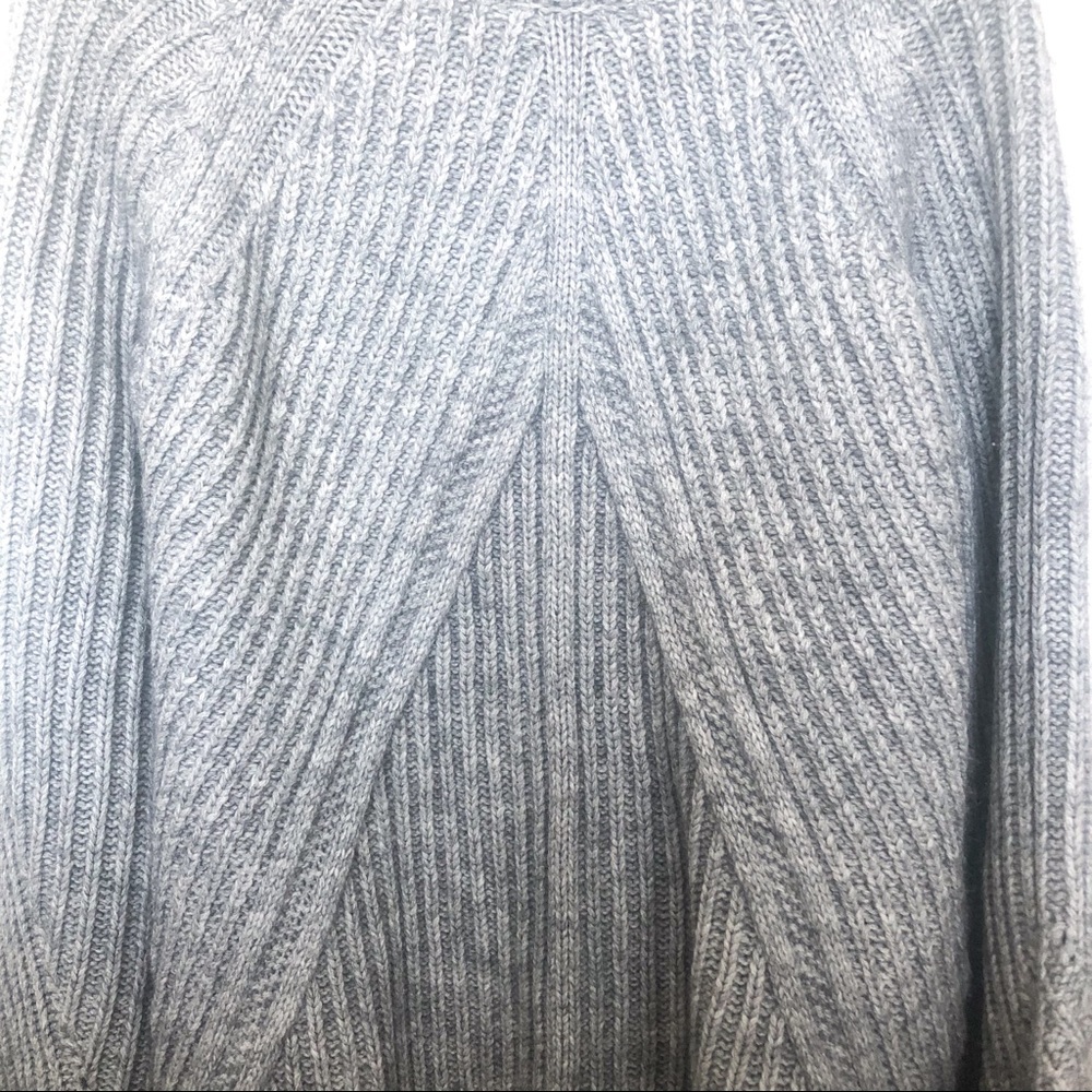 ASOS Gray High Neck Ribbed Sweater - Picture 5 of 6